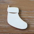 thumbnail image 4 of Bota de Papá Noel Sunnimix Con 25 Uds Formas de madera recortes manualidades DIY decoración Colgante de Navidad, 4 of 6