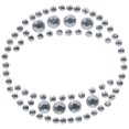 thumbnail image 2 of Bling Alphas Self-Adhesive Rhinestone Letter 1.375"-Silver Crystal - O, 2 of 3