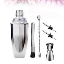 MUSEYA 6Pcs Mixer for Making Cocktails Stainless Steel Bartending Equipment for Home Use