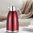 thumbnail image 1 of Jarra con aislamiento térmico, hervidor de agua, dispensador de tarros al vacío, dispensador de bebidas térmicas, cafetera, tetera para café, agua y rojo, 1 of 8