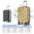 thumbnail image 6 of Fotbe Gold Drops Luggage Cover Protector,Suitcase Protector,Scratch and Dirt Resistant,Fits 18-32 Inch Luggage-Large, 6 of 9