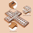 thumbnail image 3 of Cruz de Madera para Pared OKSQW 29x20 cm Madera de Pino Bendecida, 3 of 7