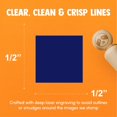 thumbnail image 4 of Square Solid Rubber Stamp for Stamping Crafting Planners - 1/2 Inch Mini, 4 of 4