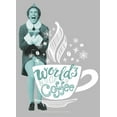 thumbnail image 2 of Junior's Elf World's Best Coffee  Graphic Tee Athletic Heather 2X Large, 2 of 3