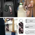 thumbnail image 6 of Yuyamidu Pink Chery Blossom Car Seat Covers Set 13pcs Steering Wheel Cover Seat Belt Pads Armrest Cover Key Ring Coasters for Women Auto Interior Accessories, 6 of 6