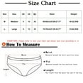 thumbnail image 2 of Juslio Panties for Women Low Waist Lace Soft Sexy Breathable Soft Elastic Underwear, 2 of 3