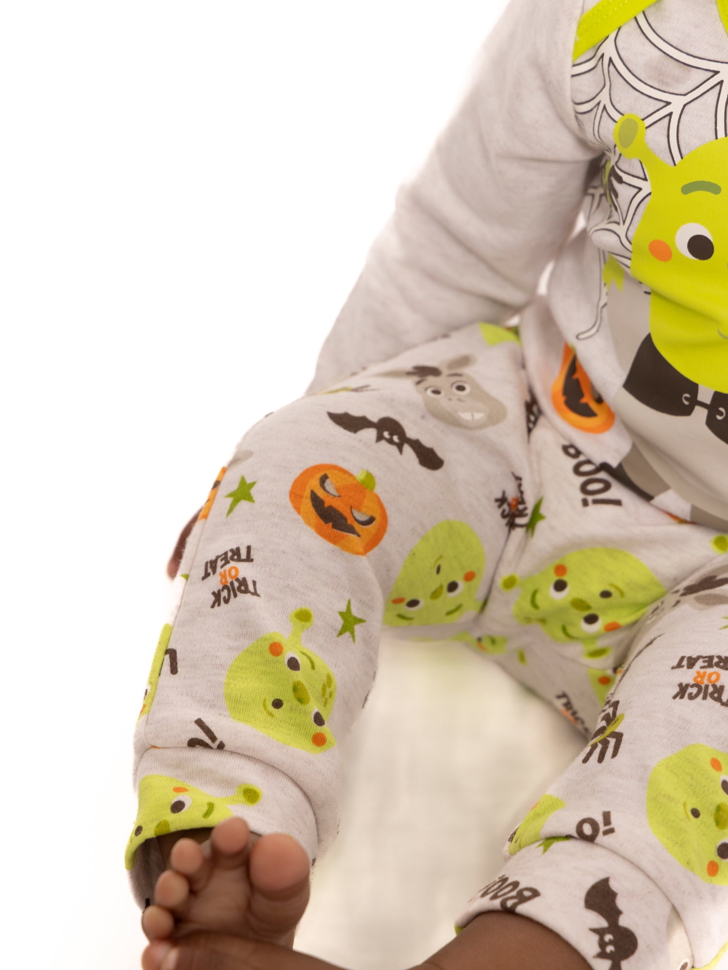 Halloween Shrek Baby Boys or Girls Bodysuit and Pants with Bib Set, 3-Piece, Sizes 0M-12M