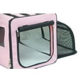thumbnail image 5 of Pet Life ® 'Capacious' Dual-Sided Expandable Spacious Wire Folding Collapsible Lightweight Pet Dog Crate Carrier House, 5 of 7