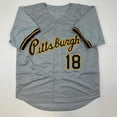 thumbnail image 4 of Autographed/Signed Andy Van Slyke Pittsburgh Grey Baseball Jersey JSA COA, 4 of 4