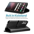 thumbnail image 3 of Galaxy S23 Case, Samsung Galaxy S23 Wallet Case, Galaxy S23 Leather Case, Tekcoo PU Leather Folio Flip Cover Magnetic Closure TPU Shockproof Protective Case Kickstand Strap -Black, 3 of 11