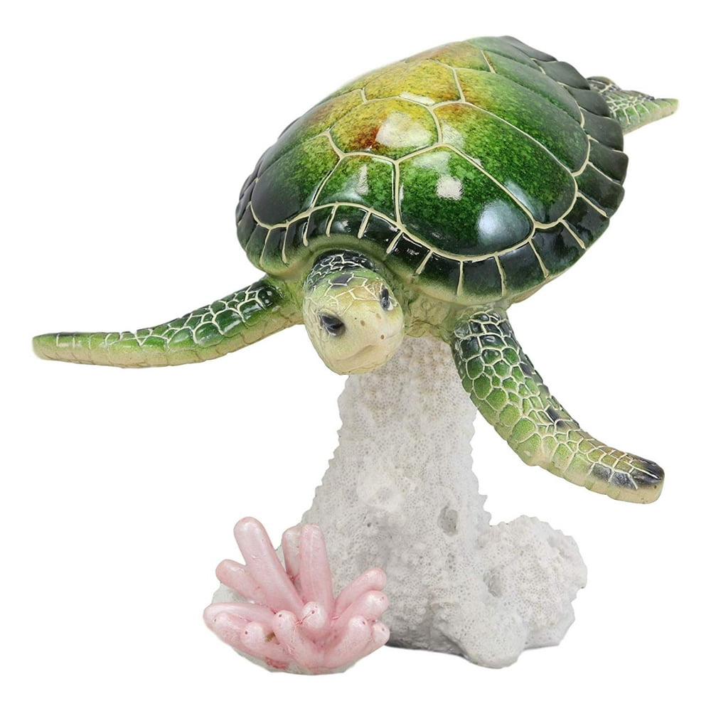 large outdoor sea turtle statue
