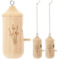 thumbnail image 1 of 3pcs Hanging Hummingbird Caves Outdoor Birds Nests Wooden Small Bird Nests, 1 of 8