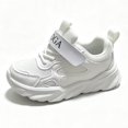 thumbnail image 2 of COGA Boys White Sneakers Kids Running Lightweight Breathable Sport Tennis Shoes, 2 of 4
