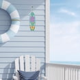 thumbnail image 4 of Ambiente playero SurfStoke 3Pzas 16x45cm Madera Tabla de Surf VentDepot, 4 of 5