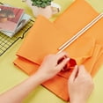 thumbnail image 2 of 1 Set Chair Replacement Canvas Orange Casual Directors Chair Cover Kit Replacement Canvas Seat and Back with Wood Stick Easy to Clean for Director Makeup Chair 18.7x15.16/20.47x6.69 inch for DIY, 2 of 9