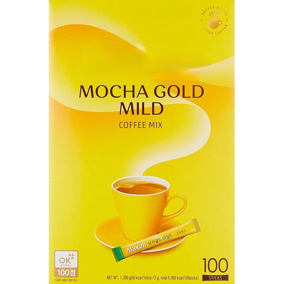 Maxim Mocha Gold Mild Coffee Mix - 100pks