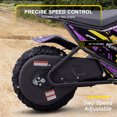 thumbnail image 4 of MotoTec 24v 250w (HP120E) Electric Powered Mini Bike Purple, 4 of 6