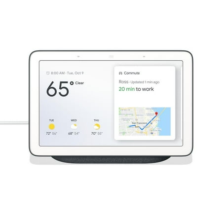 Google Nest Home Hub with Google Assistant (GA00515-US) Charcoal