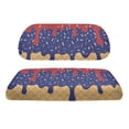 thumbnail image 2 of Pzuqiu 2 Pack Golf Cart Seat Covers Breathable Easy to Install, Compatible with Outdoor Golf Car Seat Golf Cart Seats Covers(Waffle Ice Cream), 2 of 10