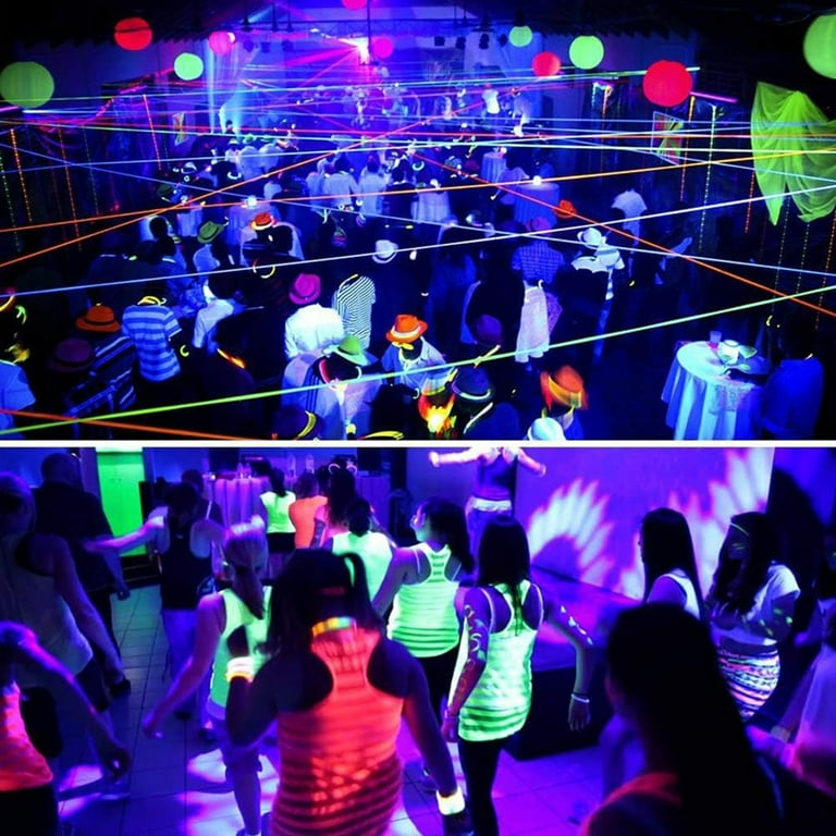 16ft LED Strip Lights for Bedroom，360 LEDs, 12V Flexible UV Black