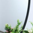 thumbnail image 5 of Elegant Decor Metal frame oval mirror 34 inch in Black, 5 of 13