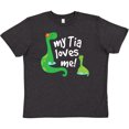 thumbnail image 3 of Inktastic My Tia Loves Me Nephew Youth T-Shirt, 3 of 5