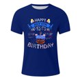 thumbnail image 5 of Tops para hombre, blusas y camisas de cuello redondo y manga corta para hombre, tops casuales de cuello redondo y manga corta con estampados especiales para hombre., 5 of 5