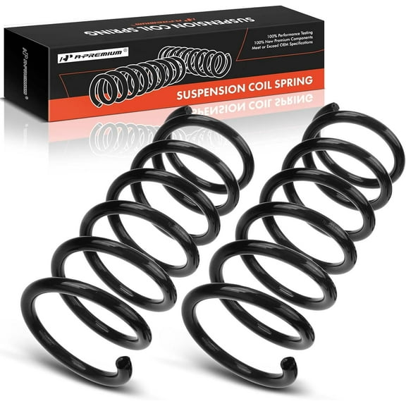 A-Premium 2Pcs Rear Suspension Coil Spring Set Compatible with Nissan Maxima 2009 2010 2011 2012 2013 2014 3.5L, Driver and Passenger Side, Replace# 550209N60B