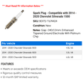 thumbnail image 2 of Spark Plug - Compatible with 2014 - 2020 Chevy Silverado 1500 2015 2016 2017 2018 2019, 2 of 2