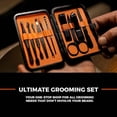 thumbnail image 3 of Wild Willies Arsenal Manicure and Pedicure Stainless Steel Men's Adult Grooming Kit, 10 Pieces, Black, 3 of 5
