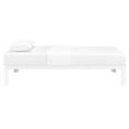 thumbnail image 6 of Modway Corinne Modern Sturdy Powder Coated Steel Twin Bed Frame in White, 6 of 7
