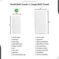 thumbnail image 3 of GOLD TEXTILES 24 PCS New White 20X40 Cotton Blend Economy Bath Towels Soft & Quick Dry Salon Hair Towel-Gym Towel (2 Dozen), 3 of 9