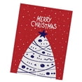 thumbnail image 4 of Estilo japonés Navidad de Puerta Tapicería Conveniente para Hogar Oficina Cuarto de Baño Restaurante Árbol rojo l Baoblaze Cortina para puertas navideñas, 4 of 8
