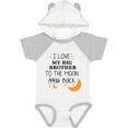thumbnail image 3 of Inktastic I Love My Big Brother to the Moon and Back Boys or Girls Baby Bodysuit, 3 of 5