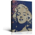 thumbnail image 1 of Rosework Framed Canvas Wall Art, 12x18 Inch, Marilyn Monroe Painting Classic Female Portrait Artwork for Living Room Bedroom Home Decor, Made In USA, 1 of 6