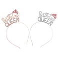 thumbnail image 3 of Miangastore Crown Headband Gold Alloy Rhinestone 2Set 7.5x4.9In, 3 of 7