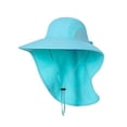 thumbnail image 1 of LEEYNEER Chapeau de Soleil à Grand Bord avec Rabat de Cou UPF 50+ Randonnée Safari Pêche pour Hommes et Femmes, 1 of 6