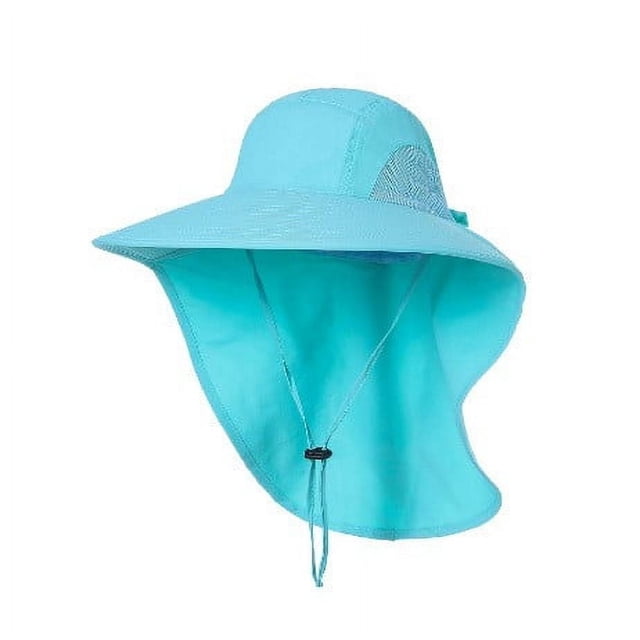 LEEYNEER Chapeau de Soleil à Grand Bord avec Rabat de Cou UPF 50+ Randonnée Safari Pêche pour Hommes et Femmes