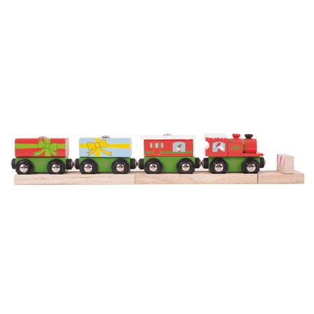 BigJigs Toys - Wooden Christmas Train
