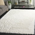 thumbnail image 2 of SAFAVIEH Casablanca Vesela Solid Shag Area Rug, Ivory, 4' x 6', 2 of 11