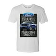 thumbnail image 2 of Wild Bobby, Ford Truck Parking Only Sign Gift for Owners of Ford Trucks | Mens Cars and Trucks Premium Tri Blend T-Shirt, Heather White, Small, 2 of 3