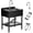 Silver, variant on Stainless Steel Utility Sink,Freestanding Deep Basin Work Sink,Heavy-Duty Industrial Sink with Splash for Garage Workshop Laundry Room & Man Cave,Black,25.7" × 20.7" × 39.5"
