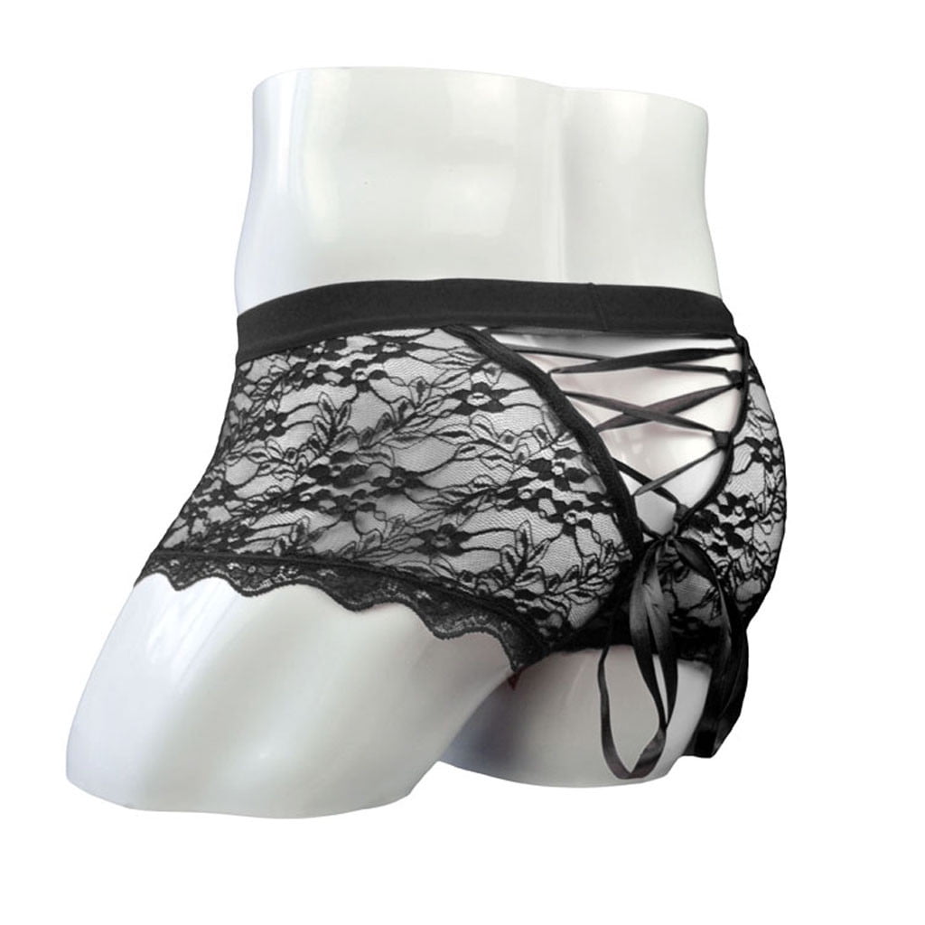 Women's Lace Boyshort Underwear Stretch Hipster Invisible Briefs Sexy  Panties Lingerie Thong Breathable Comfy Mesh Sheer See, E24-black, Medium :  : Clothing, Shoes & Accessories