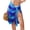 Blue Gradient, variant on Women's Sarongs Short Sheer Bikini Skirt Wrap Beach Pareo Chiffon Swimsuit Cover Up