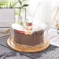thumbnail image 3 of 1 Pc Household Bread Plate Pastry Plate Convenient Snack Tray with Glass Cover, 3 of 9