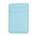 thumbnail image 2 of Feishell Cell Phone Card Holder Pocket for Back of Phone, Credit Card Case Stick on Cell Phone, Self Adhesive Phone Wallet Sleeve, Compatible with iPhone, Samsung, Android, All Smartphones,Blue, 2 of 6