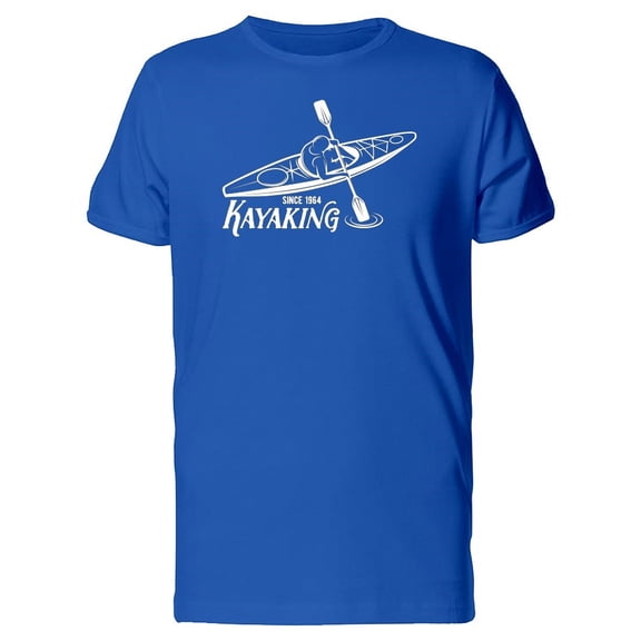 Kayaking Since 64 White Tee Men's -Image by Shutterstock