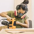 thumbnail image 4 of Cordless Staple Gun, Soft Rubber Handle Lithium Battery Powered Fast Charging Portable Electric Nail Gun  for Furniture Repair, 4 of 7