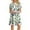 Green, variant on PATLOLLAV Womens Plain Loose Short Sleeve Loose Dress Floral Sunflower Print Dress