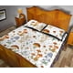 thumbnail image 4 of Juego de cama acolchado con tema de setas, 4 of 5